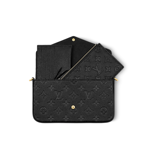 Pochette Félicie Monogram Empreinte Leather in Women's Wallets and Small Leather Goods Wallets on Chain and Micro Bags collections by Louis Vuitton (Product zoom)