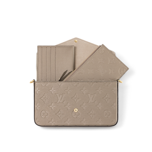Pochette Félicie Monogram Empreinte Leather in Women's Wallets and Small Leather Goods Wallets on Chain and Micro Bags collections by Louis Vuitton (Product zoom)