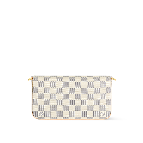 Pochette Félicie Damier Azur in Women's Wallets and Small Leather Goods Wallets on Chain and Micro Bags collections by Louis Vuitton (Product zoom)