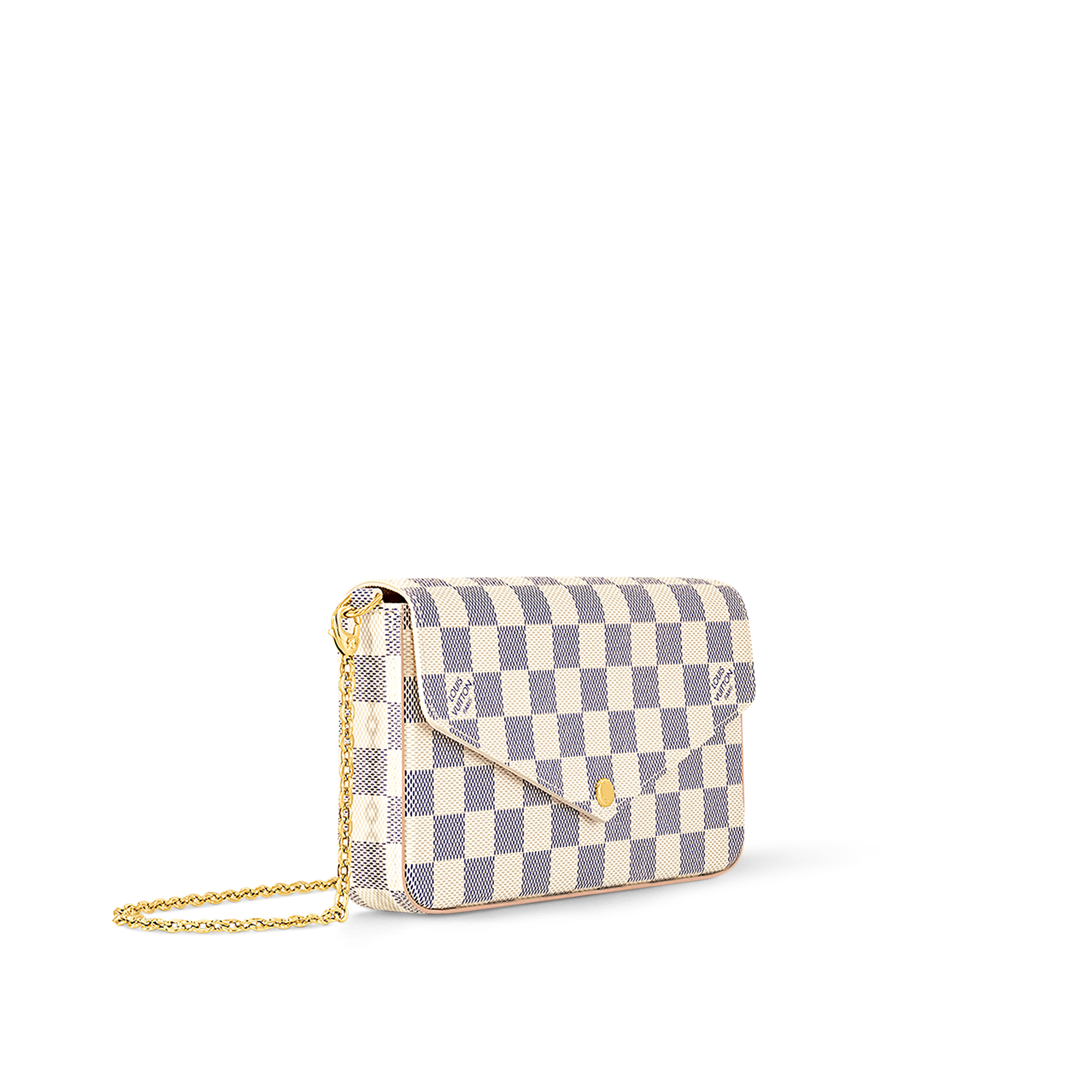 Pochette Félicie Damier Azur in Women