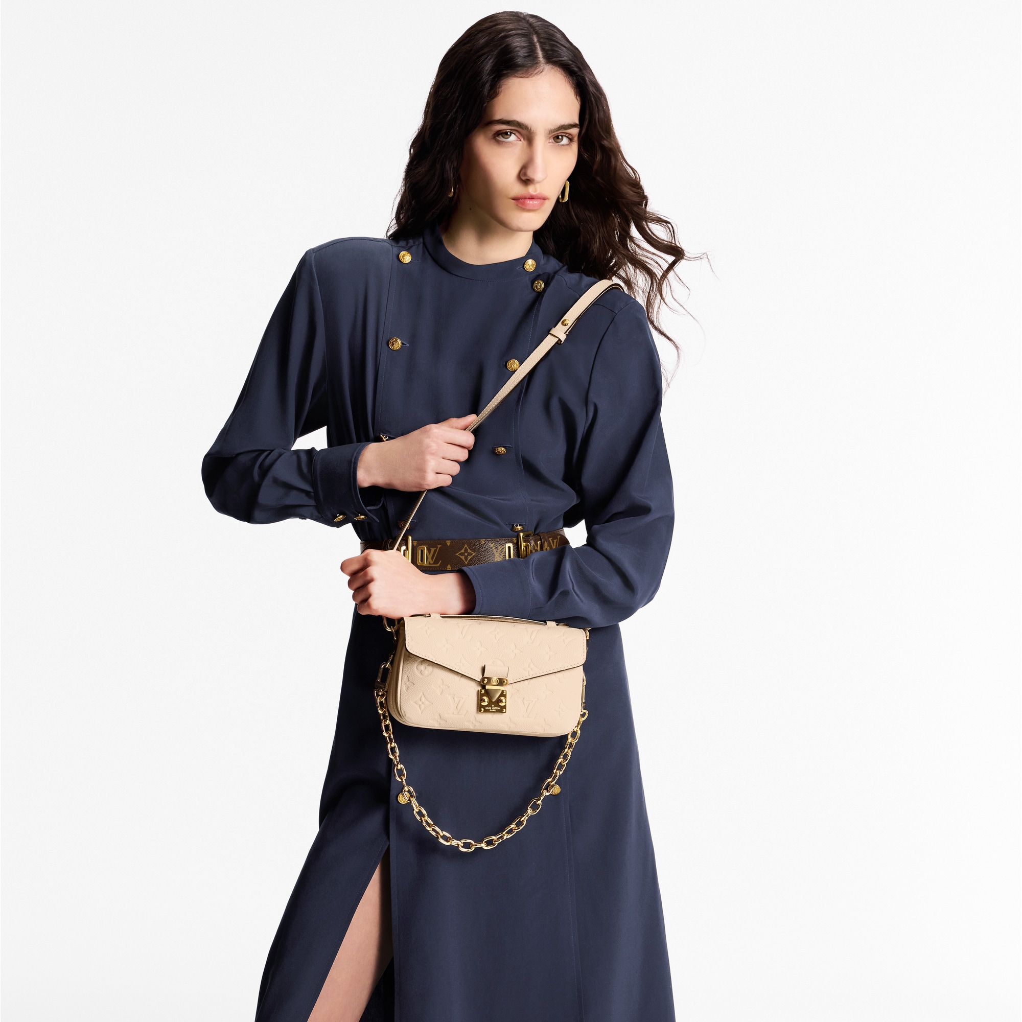 Pochette Métis East West Monogram Empreinte Leather in Women