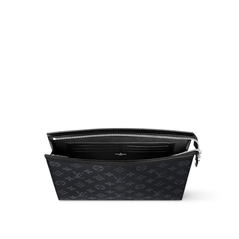 Pochette Voyage MM Monogram Eclipse in Men's Wallets and Small Leather Goods Men's Wallets and Small Leather Goods collections by Louis Vuitton (Product zoom)