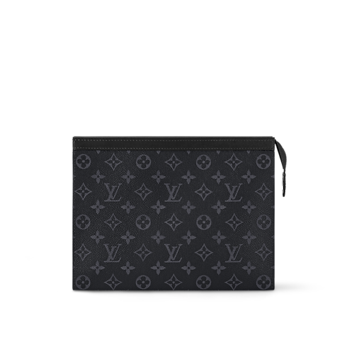 Pochette Voyage MM Monogram Eclipse in Men's Wallets and Small Leather Goods Men's Wallets and Small Leather Goods collections by Louis Vuitton (Product zoom)