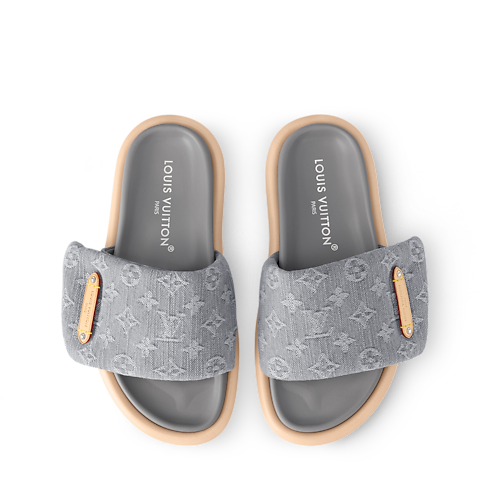 Pool Pillow Flat Comfort Mule in Women's Shoes Mules and Slides collections by Louis Vuitton (Product zoom)