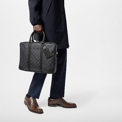 Porte-Documents Voyage PM Damier Graphite Canvas in Men's Bags All Collections collections by Louis Vuitton (Product zoom)