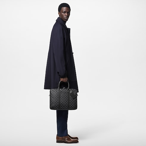 Porte-Documents Voyage PM Damier Graphite Canvas in Men's Bags All Collections collections by Louis Vuitton (Product zoom)