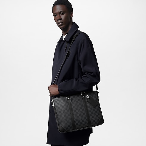 Porte-Documents Voyage PM Damier Graphite Canvas in Men's Bags All Collections collections by Louis Vuitton (Product zoom)