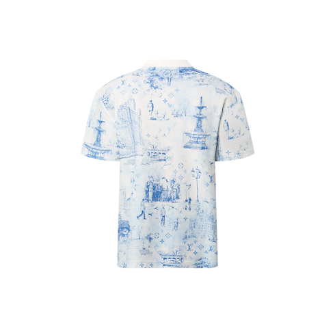 Printed Cotton Pique T-Shirt in Men's Ready-to-Wear T-shirts and Polos collections by Louis Vuitton (Product zoom)