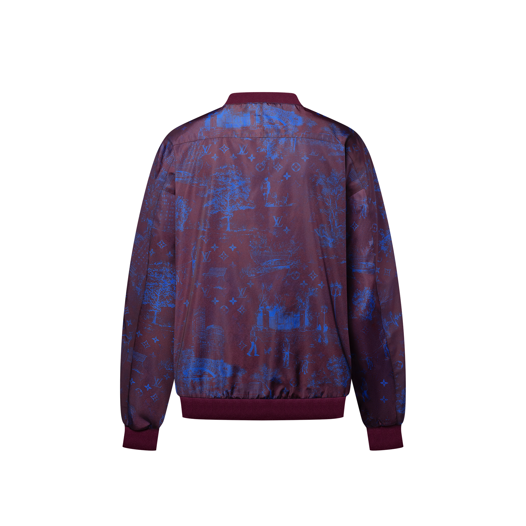 Printed  Nylon Pullover  in Men