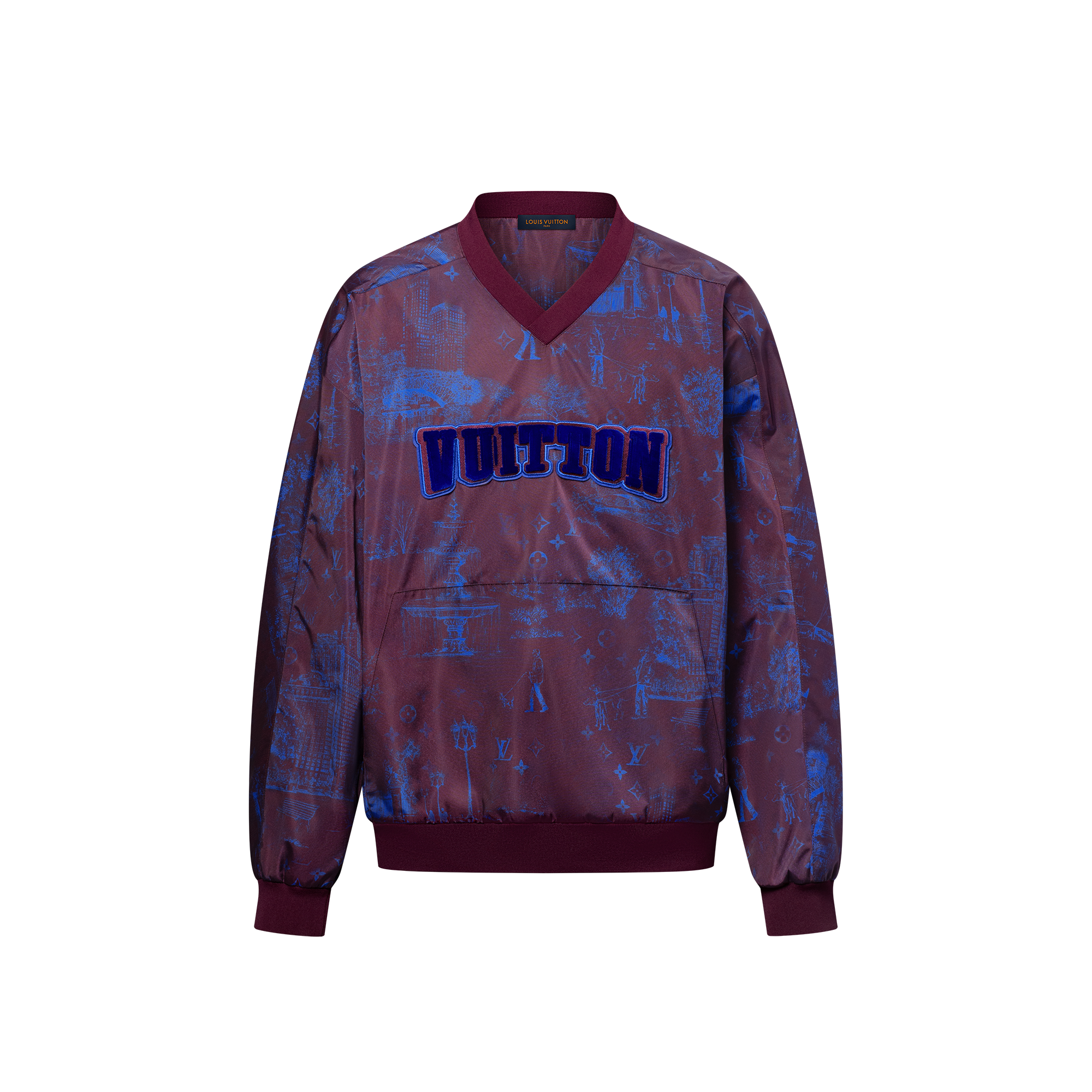 Printed  Nylon Pullover  in Men