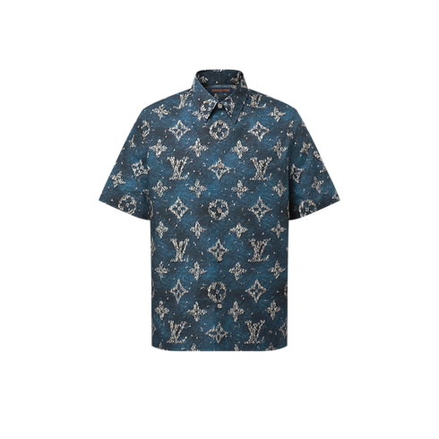 Printed Monogram Short-Sleeved Shirt in Men's Ready-to-Wear Shirts collections by Louis Vuitton (Product zoom)