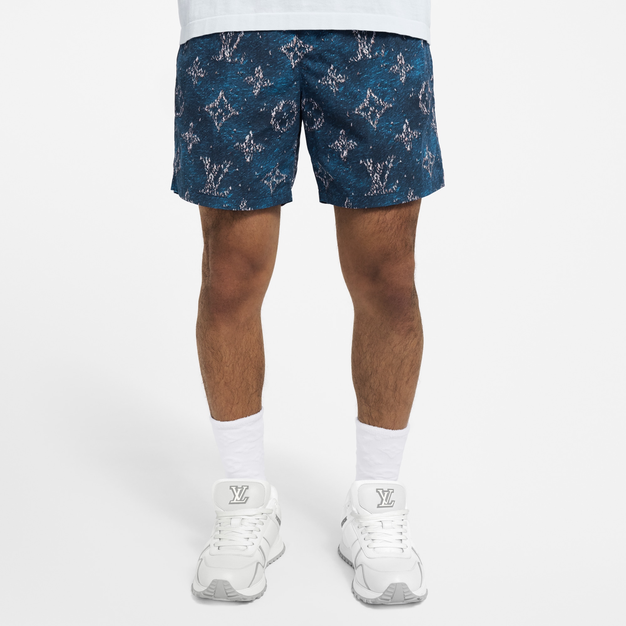 Printed Monogram Swim Shorts  in Men