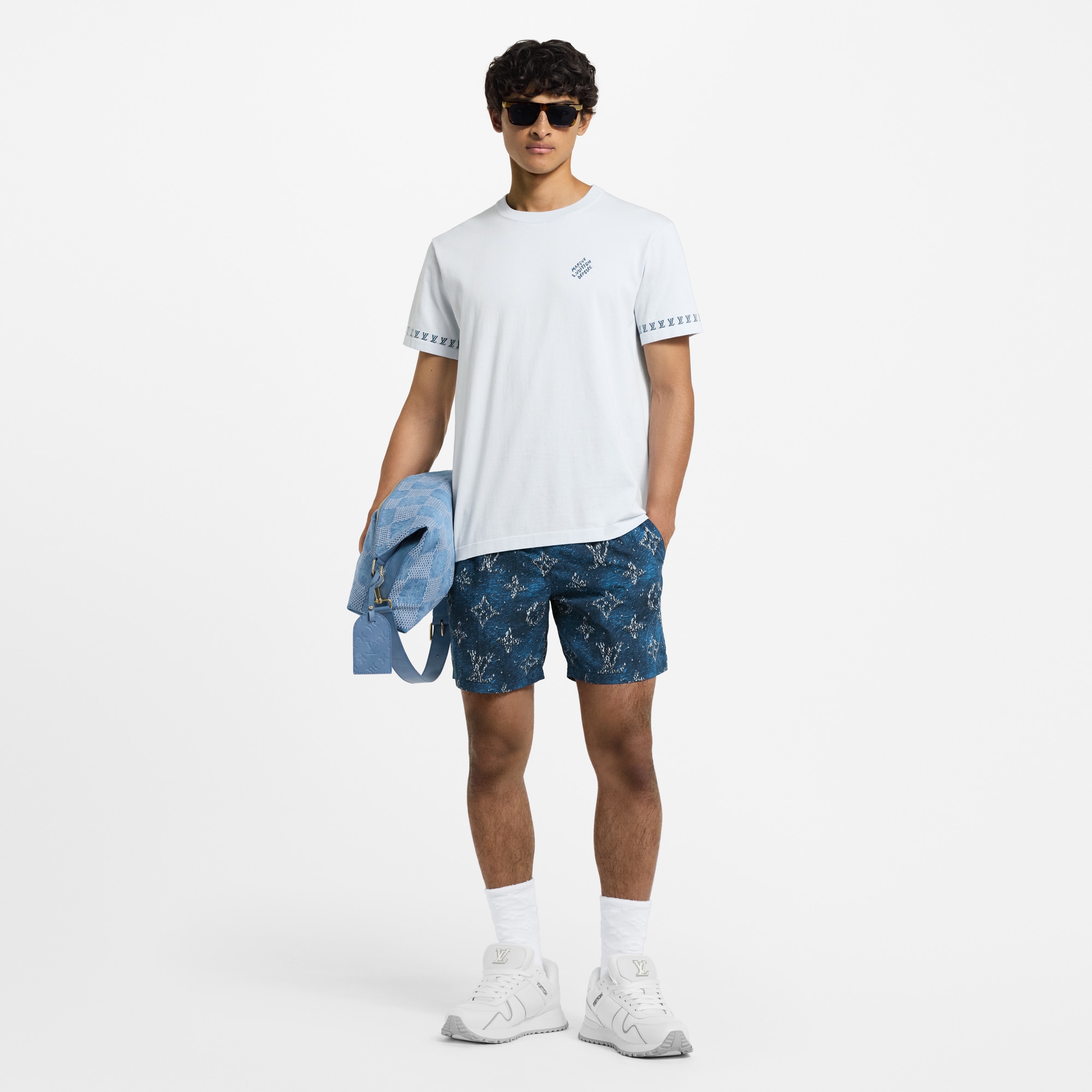 Printed Monogram Swim Shorts  in Men