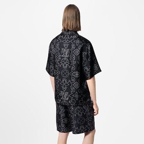 Printed Short-Sleeved Silk Shirt in Men's Ready-to-Wear Shirts collections by Louis Vuitton (Product zoom)