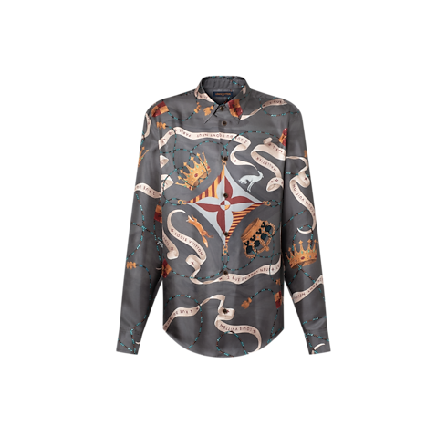 Printed Silk Shirt in Men's Ready-to-Wear Shirts collections by Louis Vuitton (Product zoom)