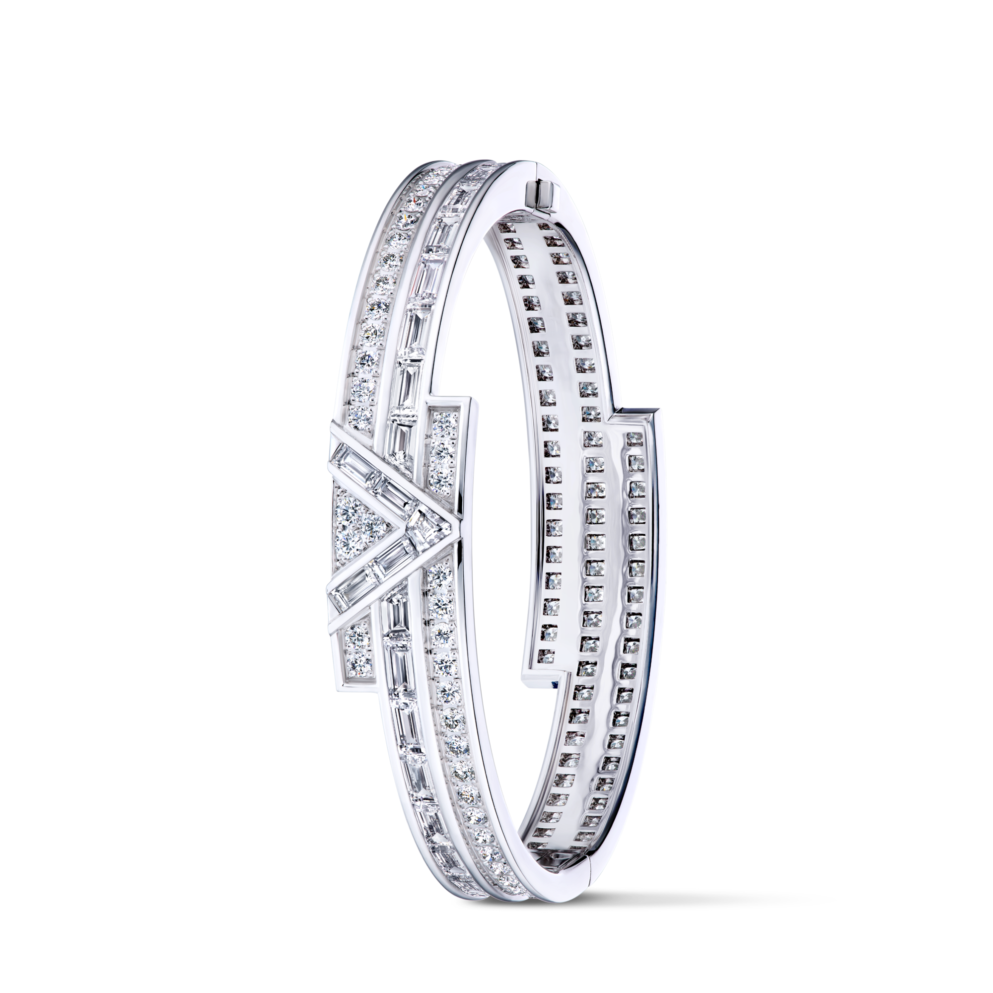 Pure V Bracelet, White Gold and Diamonds  in Les Extraordinaires