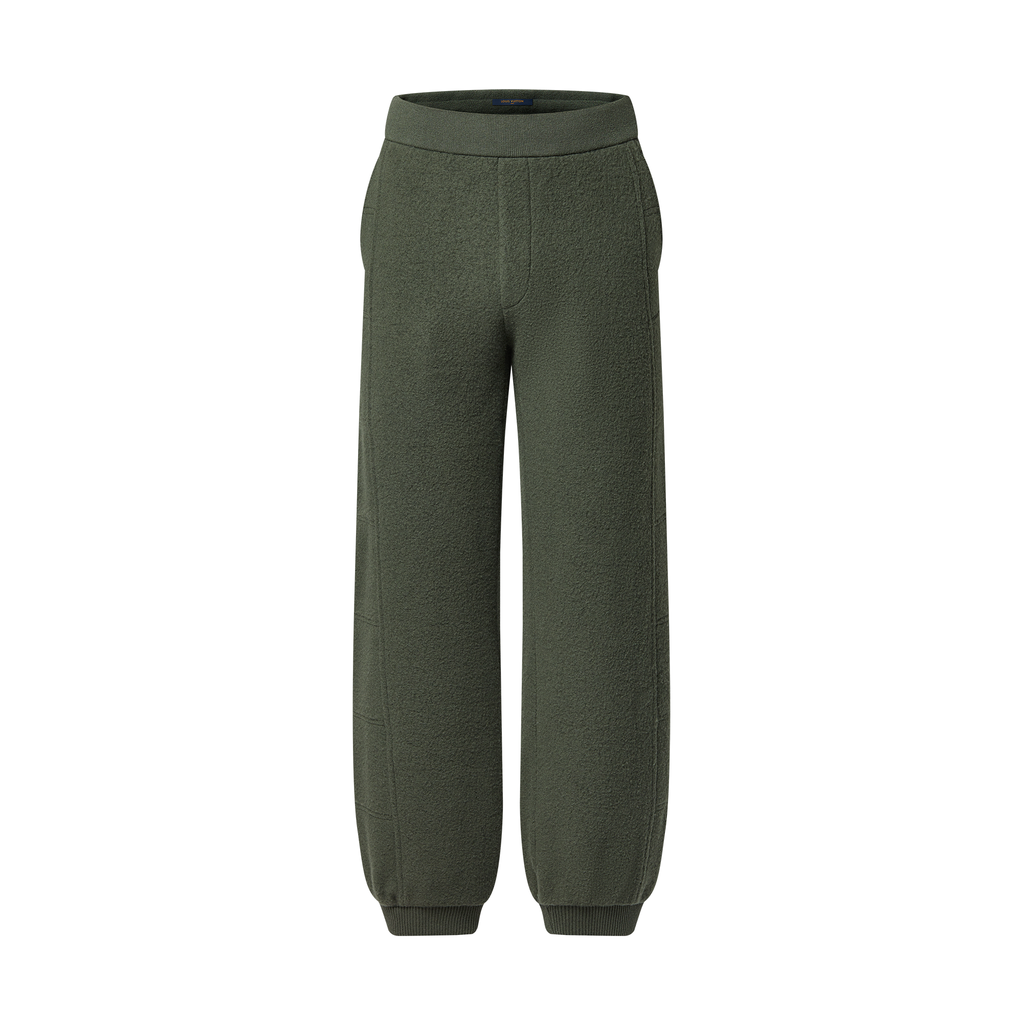 Quilted Textured Wool Pants  in Men