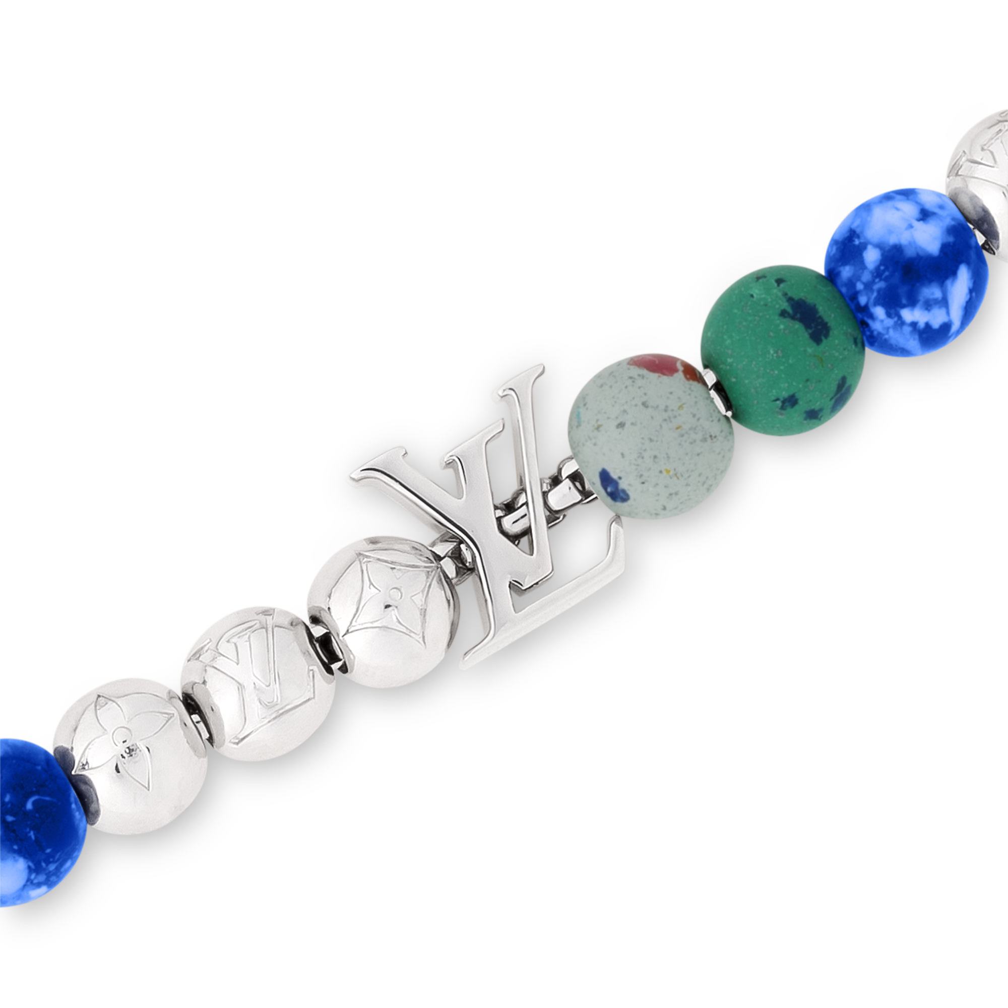 Recycled Monogram Beads Bracelet . in Men