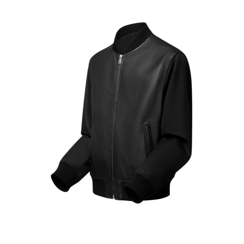 Reversible Leather Nylon Jacket in Men's Ready-to-Wear Outerwear and Coats collections by Louis Vuitton (Product zoom)