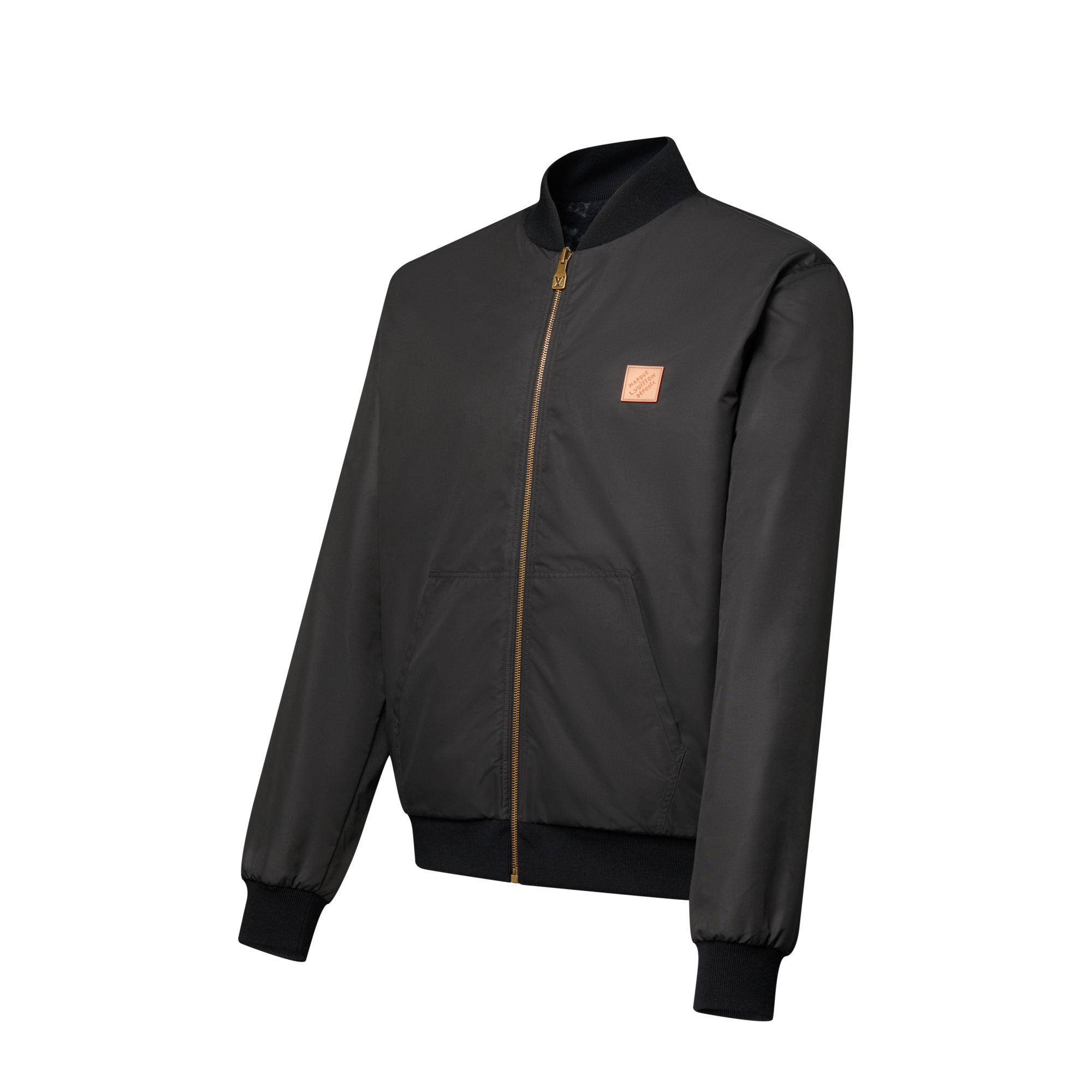 Reversible Monogram Fleece Bomber  in Men