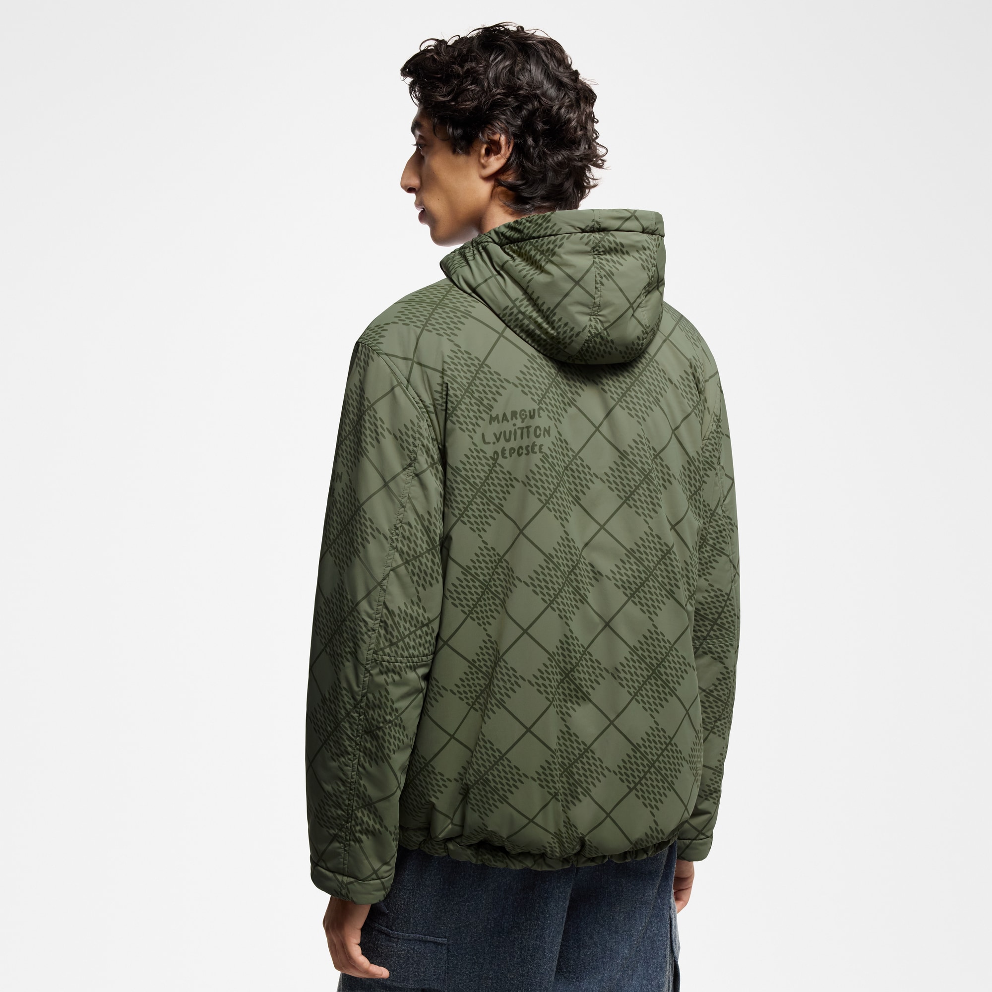 Reversible Nylon And Fleece Windbreaker  in Men