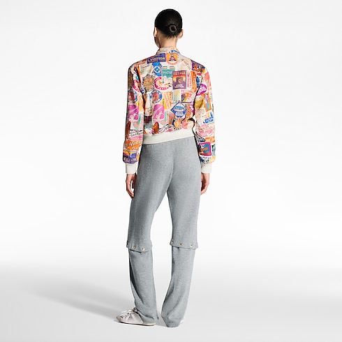 Reversible Travel Patch Bomber Jacket in Women's Ready-to-Wear Coats and Jackets collections by Louis Vuitton (Product zoom)