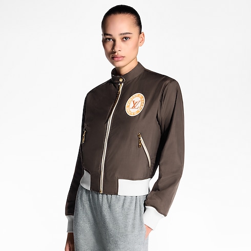 Reversible Travel Patch Bomber Jacket in Women's Ready-to-Wear Coats and Jackets collections by Louis Vuitton (Product zoom)