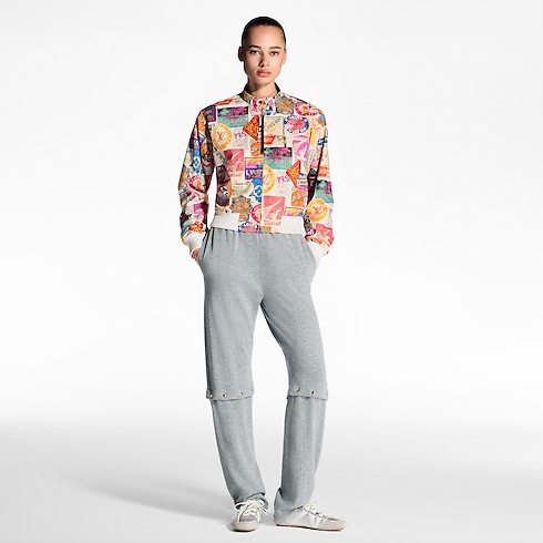 Reversible Travel Patch Bomber Jacket in Women's Ready-to-Wear Coats and Jackets collections by Louis Vuitton (Product zoom)