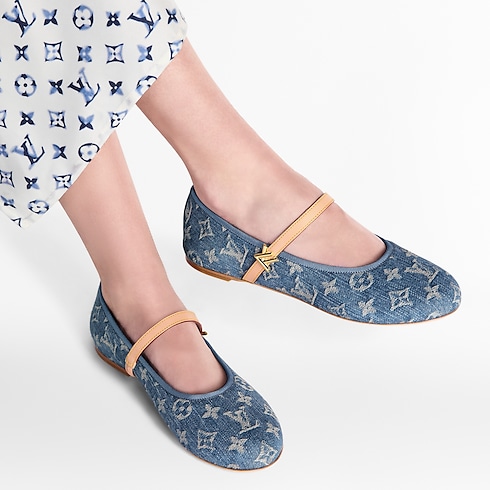 Romy Flat Ballerina in Women's Shoes Loafers and Ballerinas collections by Louis Vuitton (Product zoom)