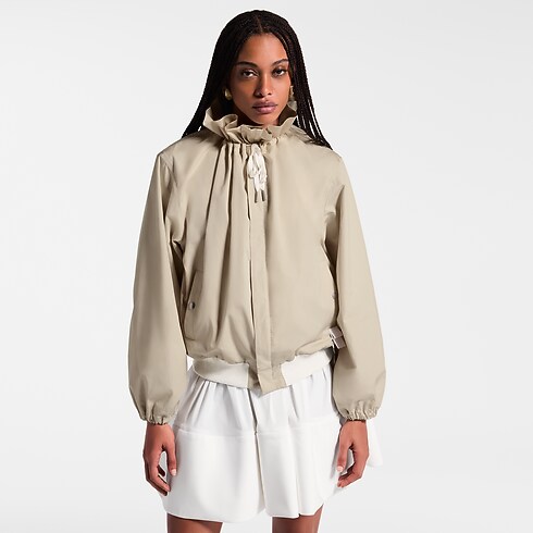 Ruffle Collar Bomber Jacket in Women's Ready-to-Wear Coats and Jackets collections by Louis Vuitton (Product zoom)