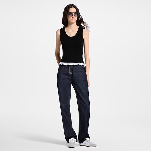 Ruffle Hem Tank Top in Women's Ready-to-Wear Tops collections by Louis Vuitton (Product zoom)
