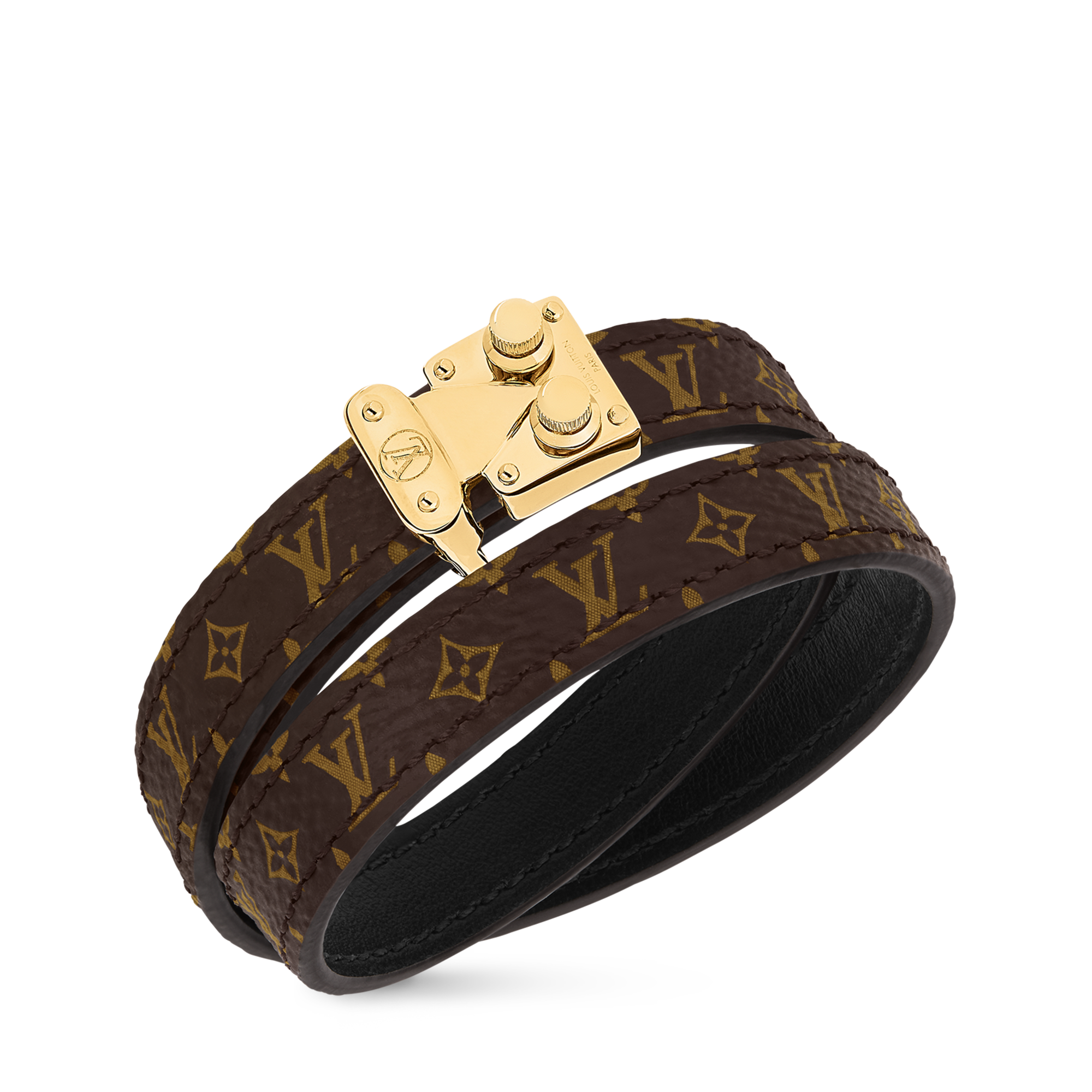S-Lock Double Tour Bracelet Other Leathers in Women