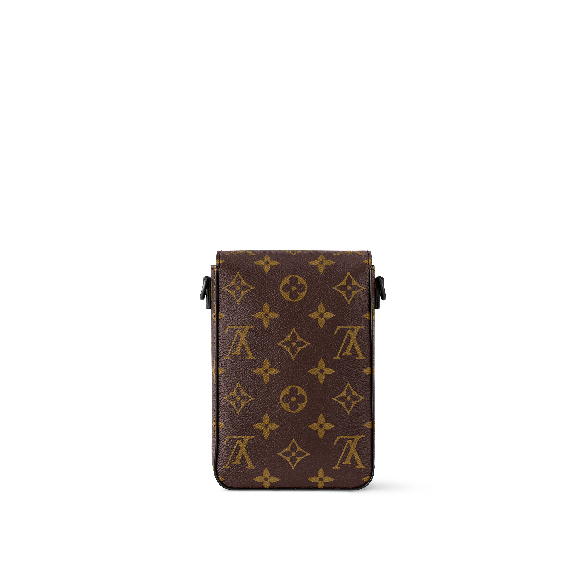 S-Lock Vertical wearable wallet Monogram Macassar Canvas in Men