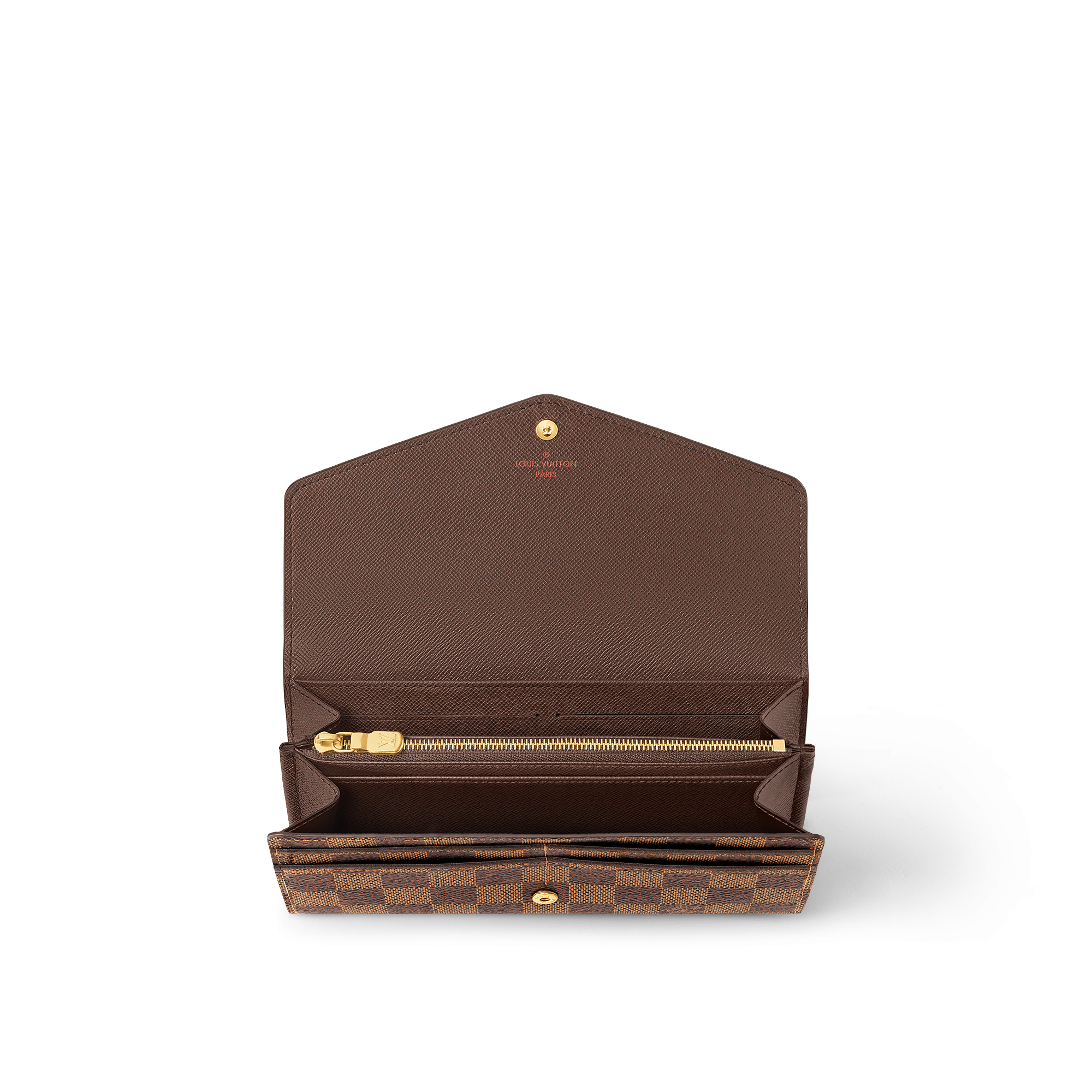Sarah Wallet Damier Ebene in Women