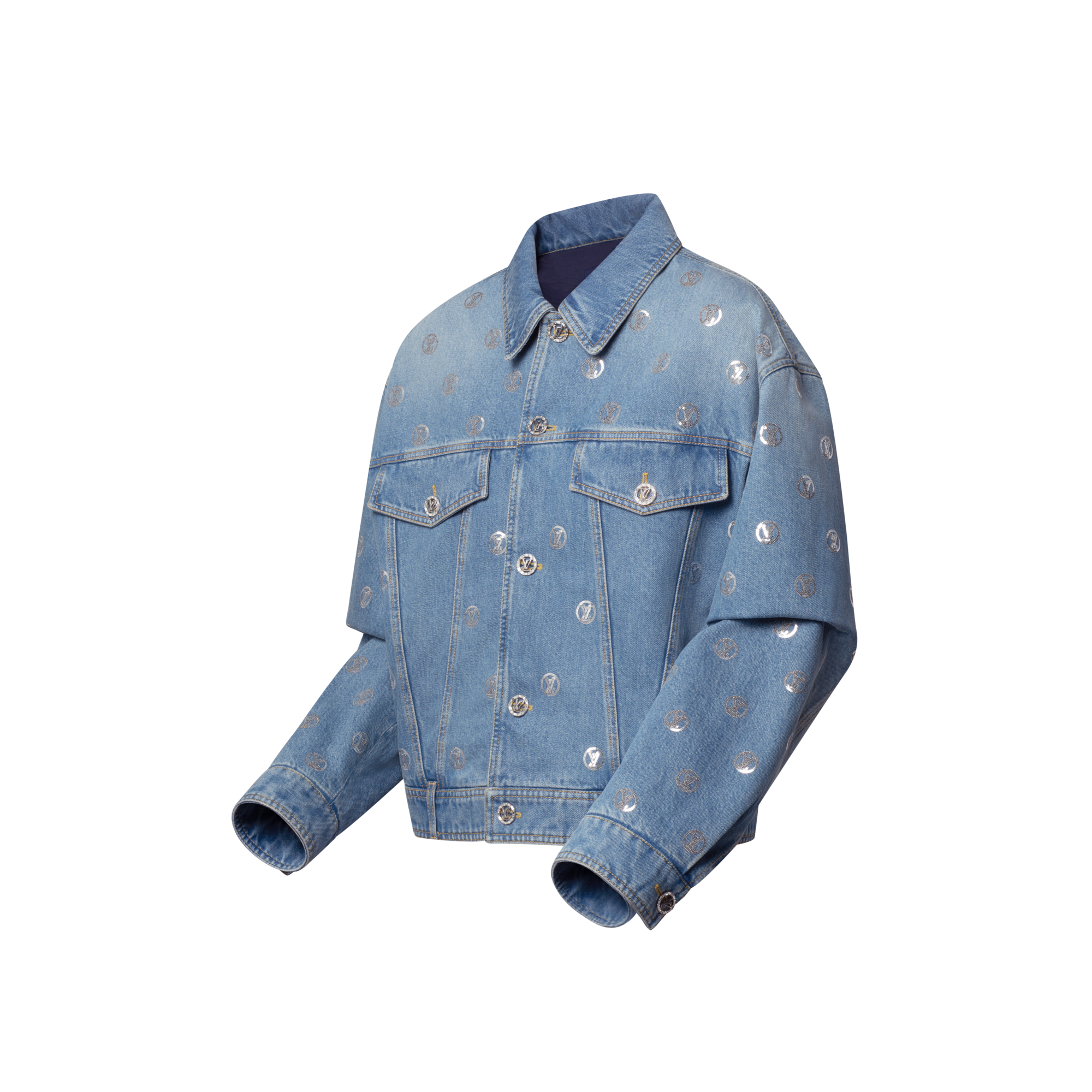 Sequin Signature Denim Jacket  in Women