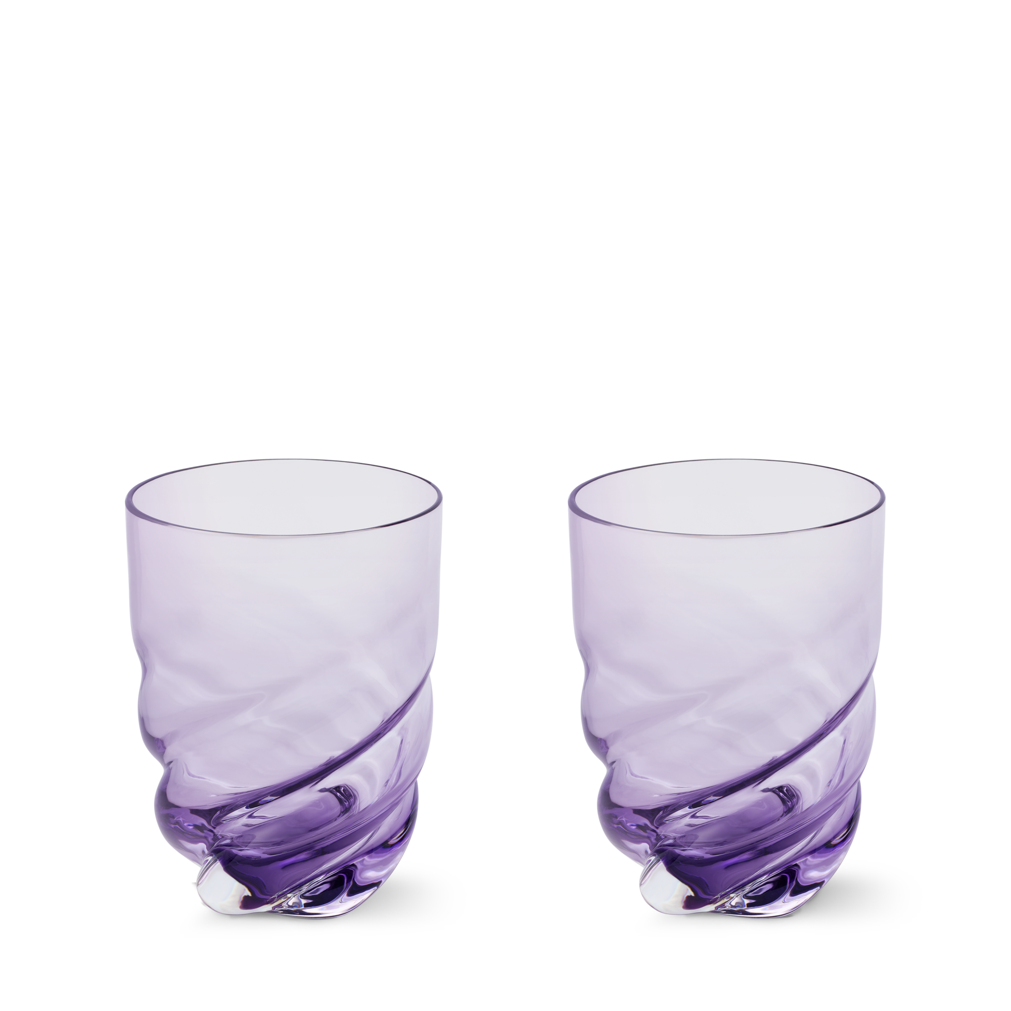 Set of 2 Twist Glasses  in Trunks, Travel and Home