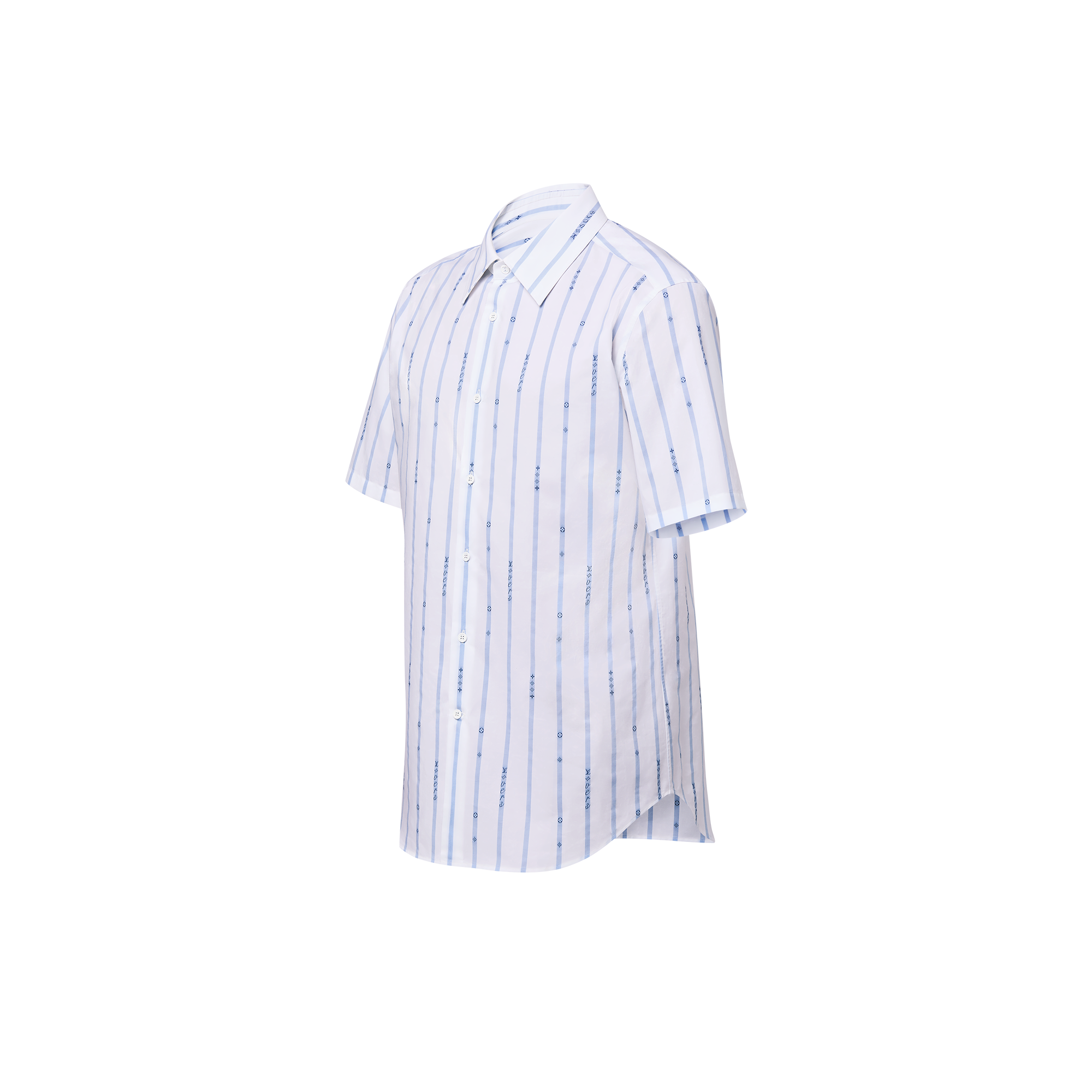 Short-Sleeved Cotton Shirt  in Men