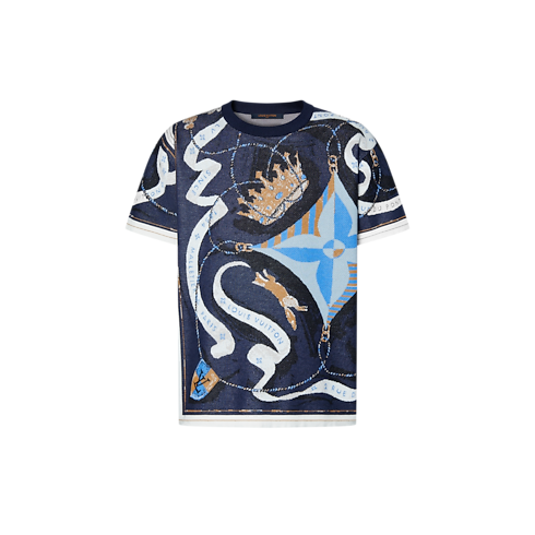 Short-Sleeved Jacquard Crewneck in Men's Ready-to-Wear All Ready-to-Wear collections by Louis Vuitton (Product zoom)