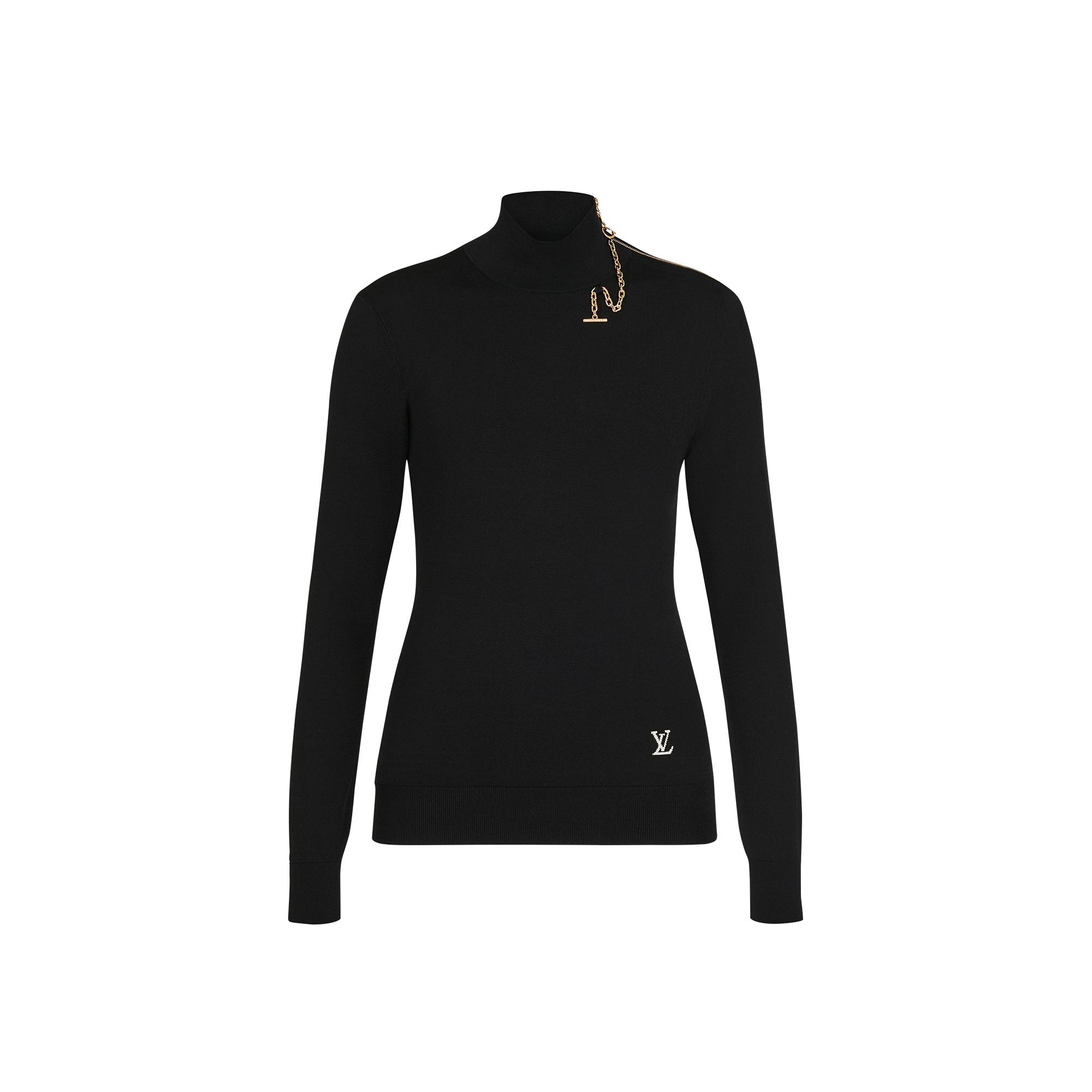 Shoulder Detail Turtleneck Sweater  in Women