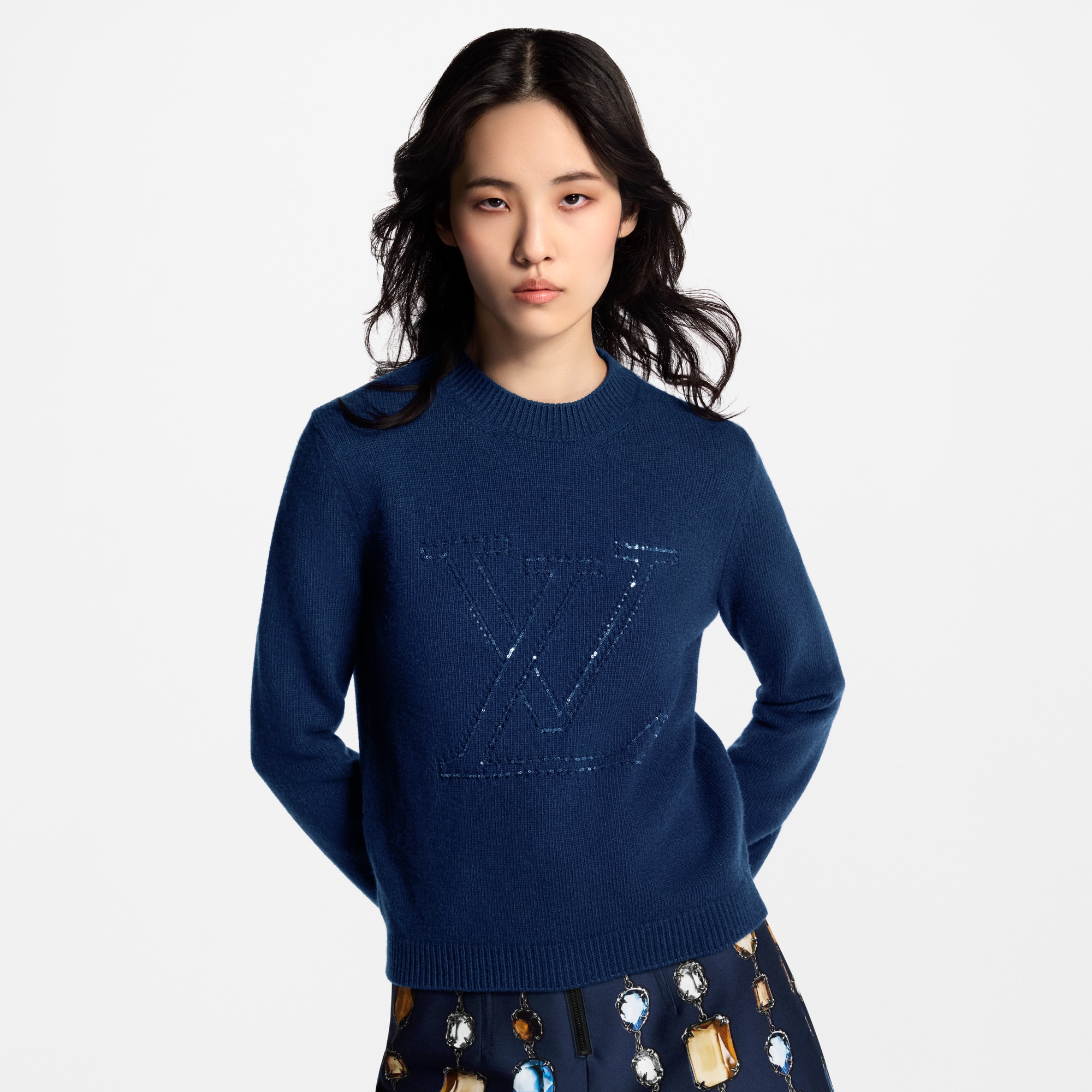 Signature Cashmere Pullover  in Women