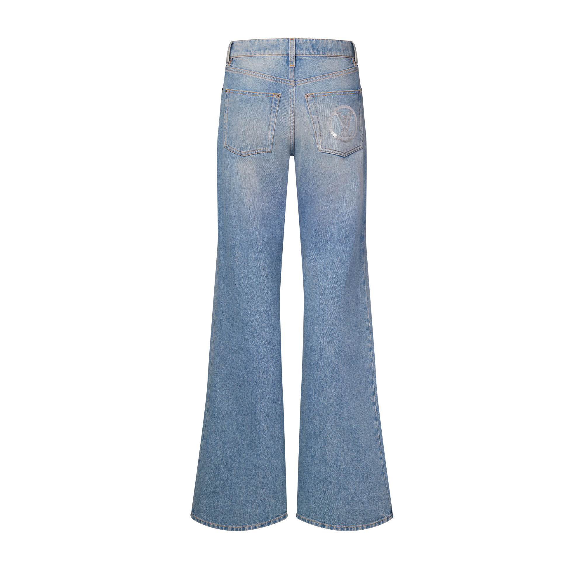 Signature Sequin Accent Flared Jeans - Ready-to-Wear | LOUIS VUITTON