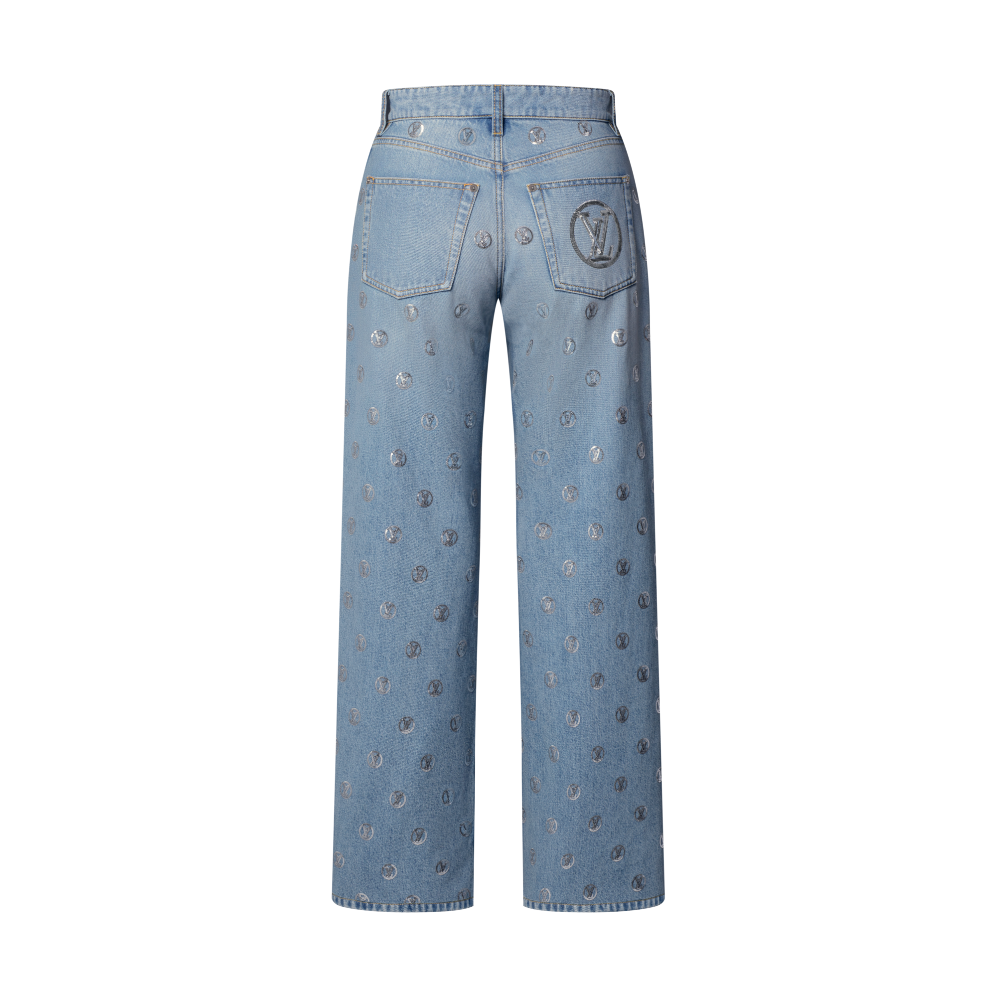 Signature Sequin Boot-Cut Jeans  in Women
