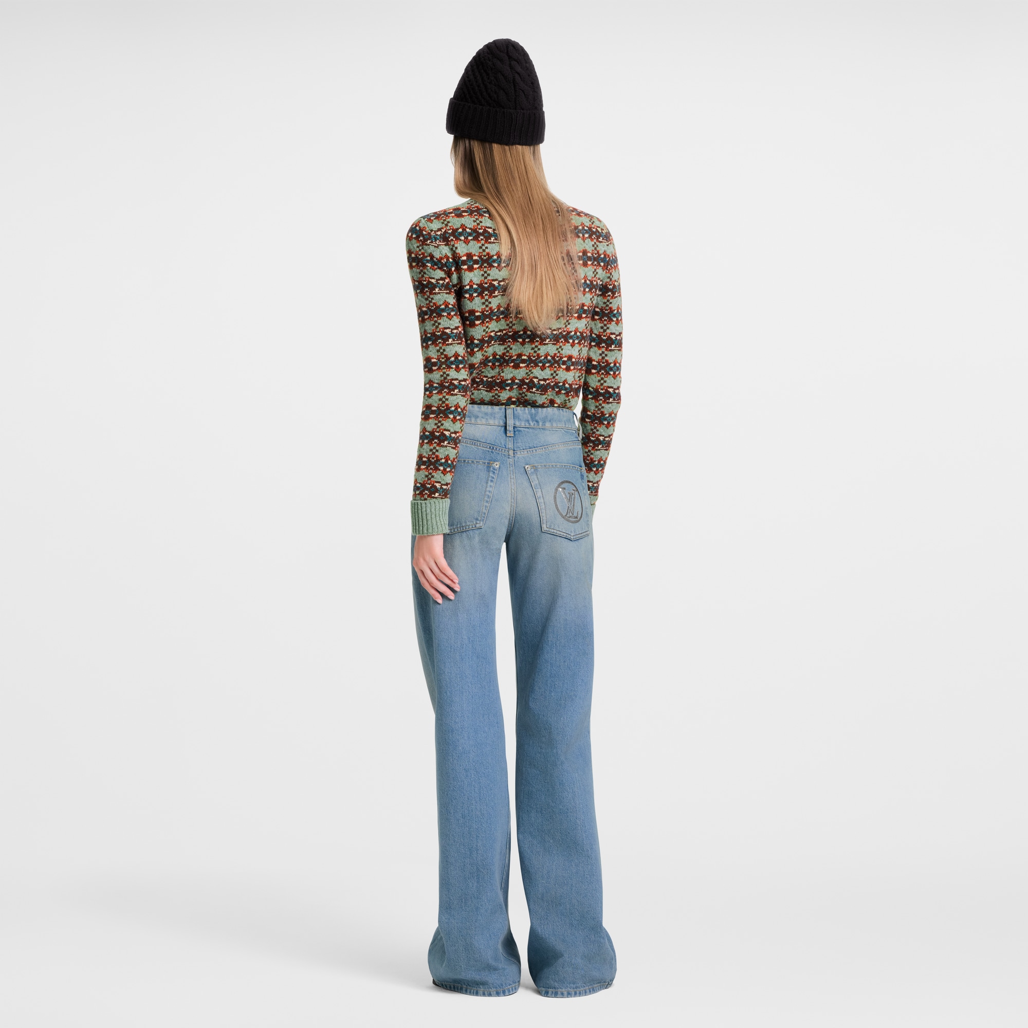 Signature Sequin Slim-Fit Jeans   in Women