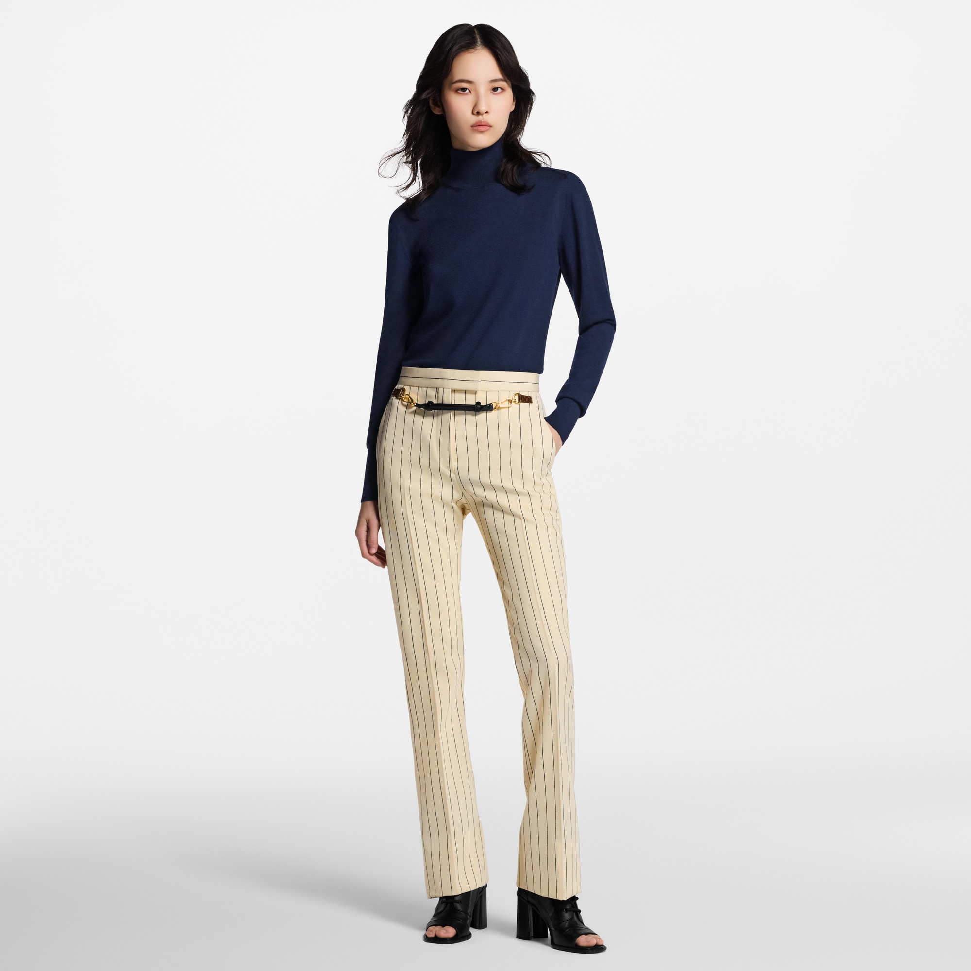 Signature Tag Turtleneck Pullover  in Women
