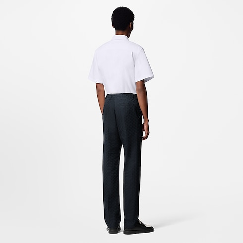 Silk And Cotton Blend Classic Pants in Men's Ready-to-Wear Pants collections by Louis Vuitton (Product zoom)