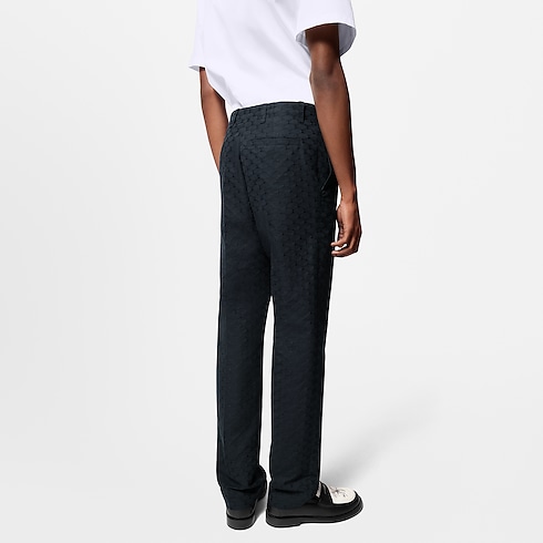 Silk And Cotton Blend Classic Pants in Men's Ready-to-Wear Pants collections by Louis Vuitton (Product zoom)