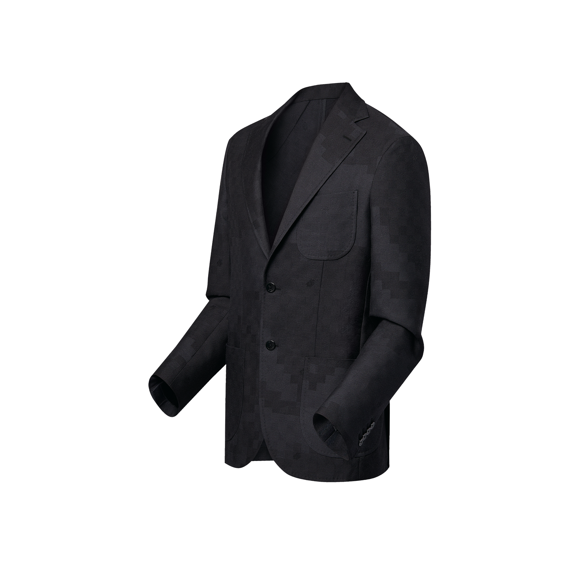 Silk And Wool Blend Napolitana Jacket  in Men