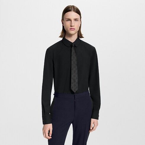 Silk-Blend Evening Shirt in Men's Ready-to-Wear Shirts collections by Louis Vuitton (Product zoom)