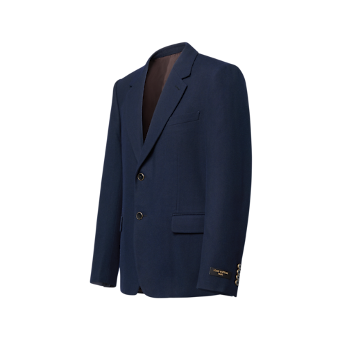 Single-Breasted Denim Notch Lapel Jacket in Men's Ready-to-Wear Denim collections by Louis Vuitton (Product zoom)