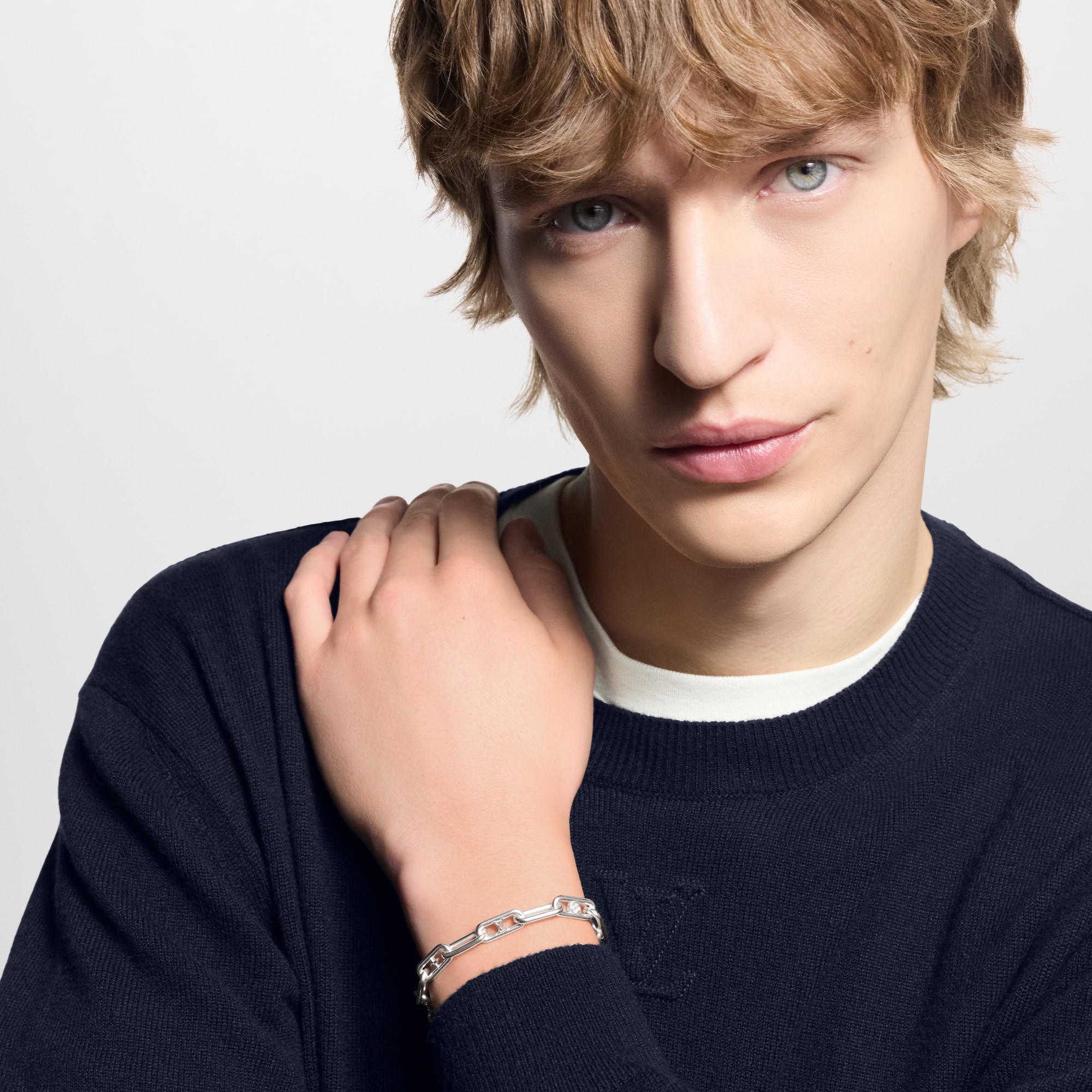 Sleek Monogram Bracelet . in Men